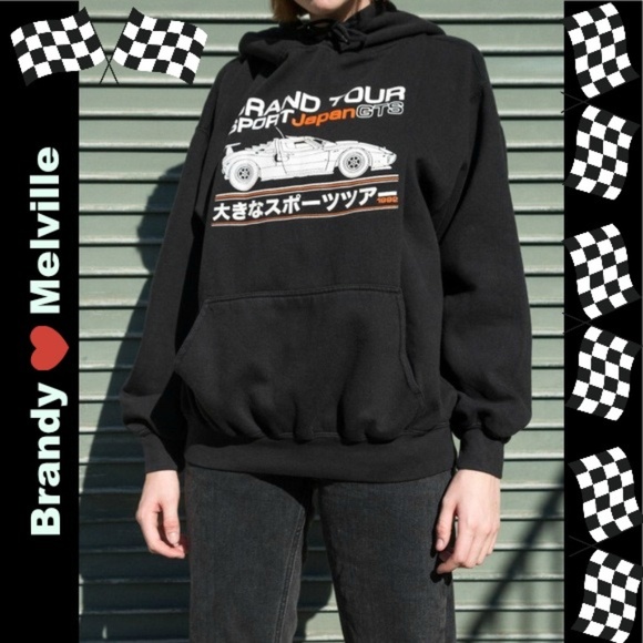 Brandy Melville Tops Brandy Melville John Galt Grand Tour Japan Hoodie Poshmark